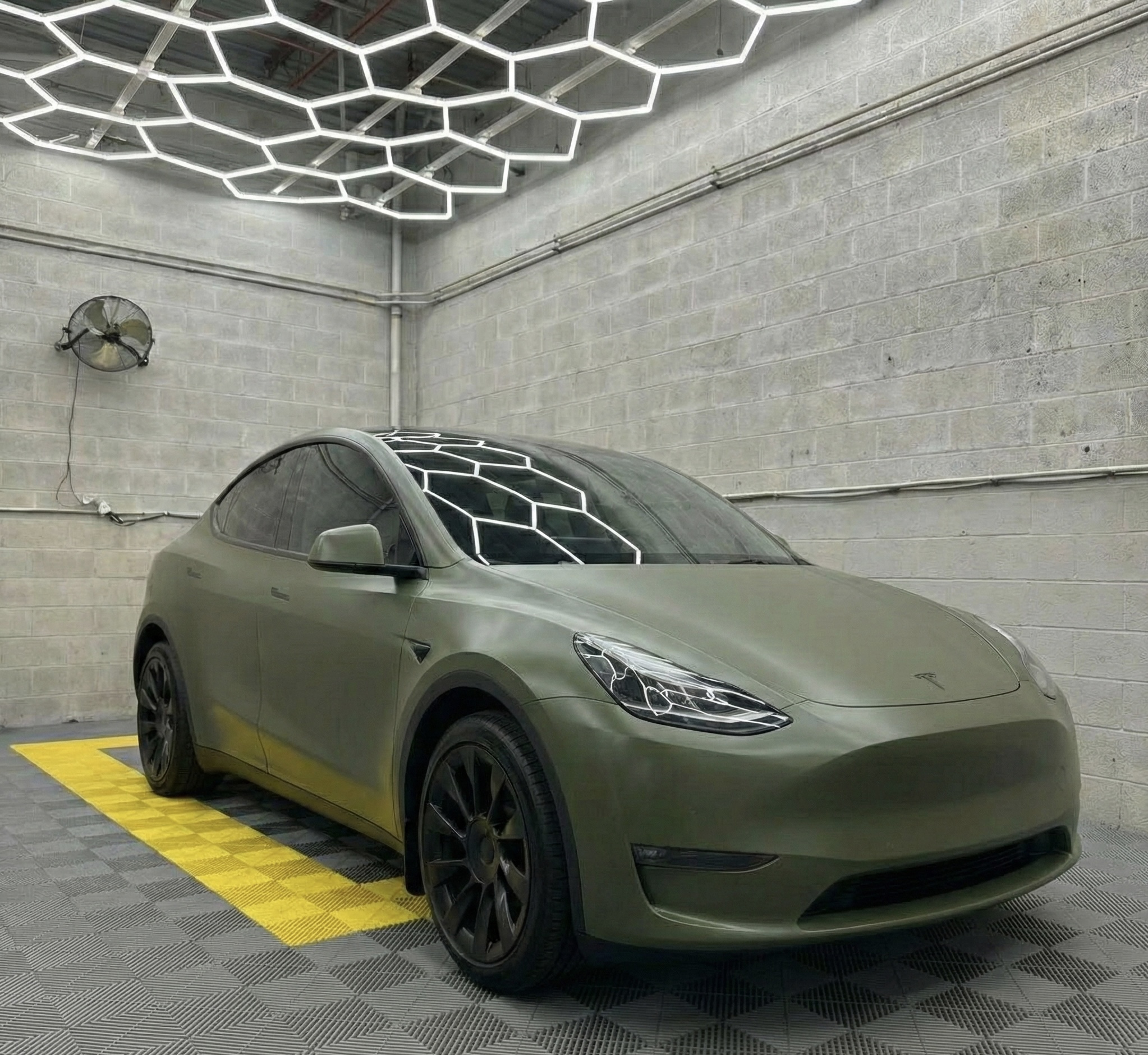 Tesla Green Wrap